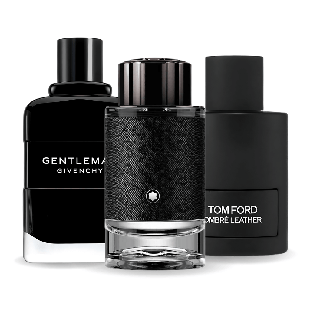 TOM FORD OMBRE LEATHER, GIVENCHY GENTLEMAN, MONTBLANC EXPLORER